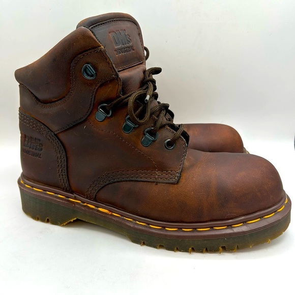 Dr. Martens Other - RARE Vintage Dr Martens 7735 Gaucho Safety Boot Made In England Brown Leather 7